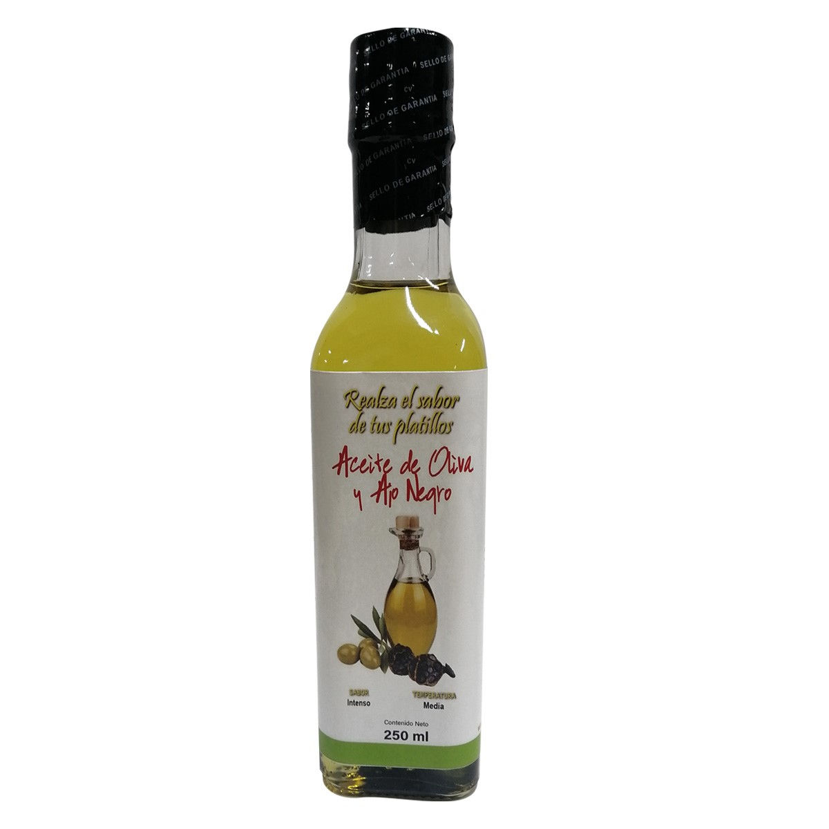 Aceite de Oliva con Ajo Negro 25O ml