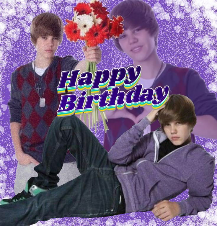 Justin bieber com buque de flores