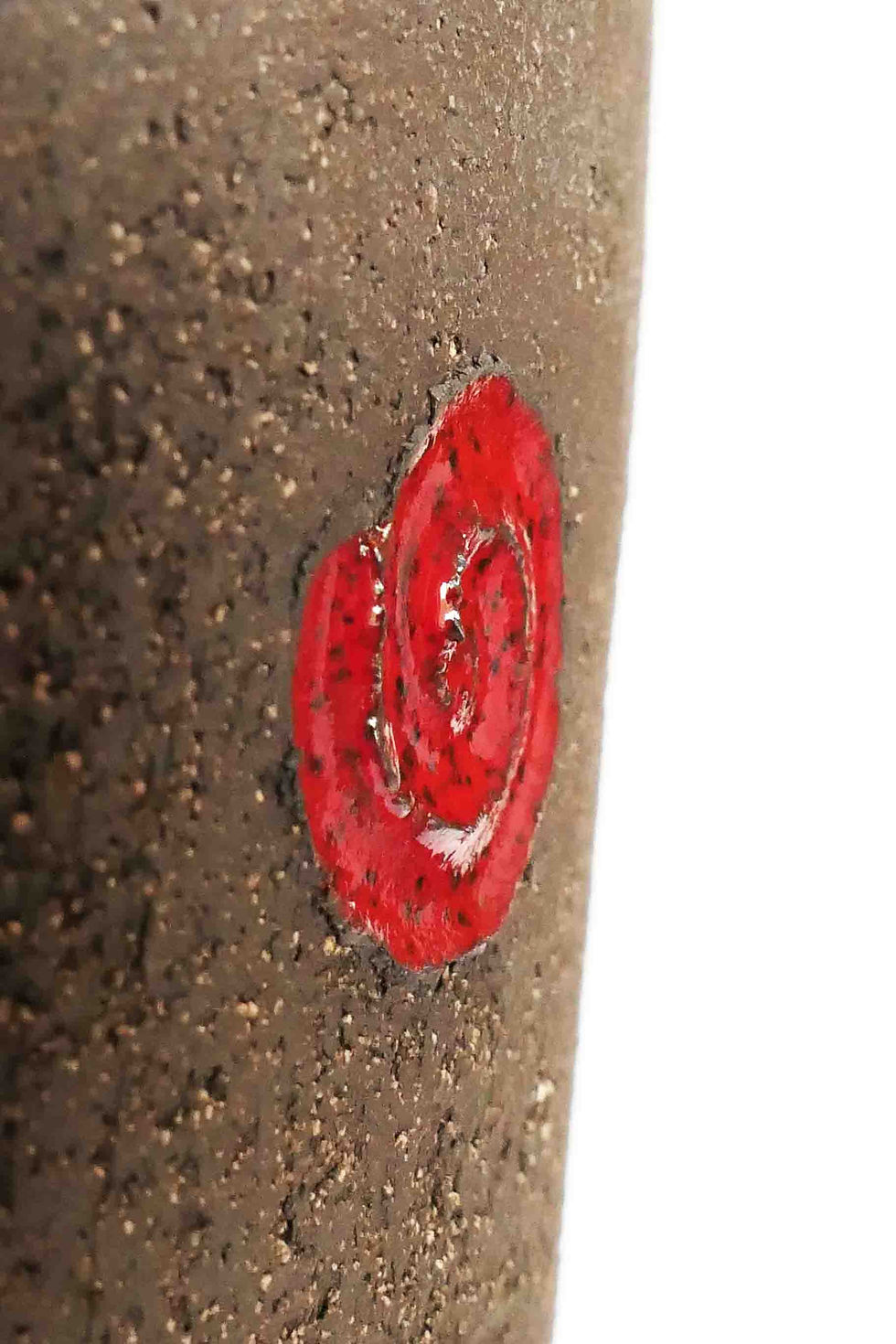 Thumbnail: Floor vase  black/red