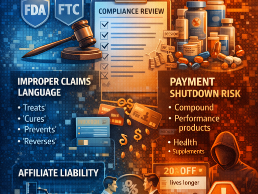 Compliance and Risk Management for Supplement & Peptide Businesses