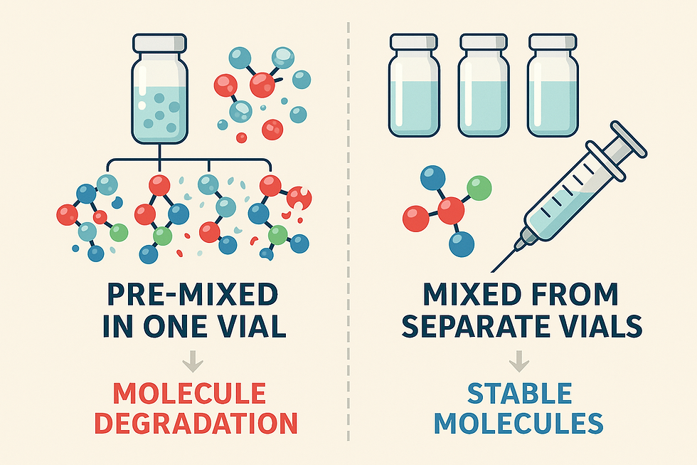 Why Pre-Mixed 3-in-1 Peptides Aren’t as Great as They Sound