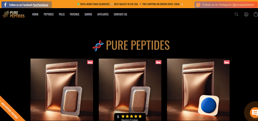 PurePeptides.io Screenshot 1