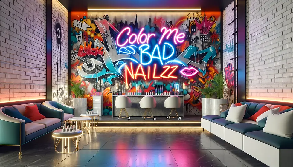 DALLĀ·E 2024-02-07 14.54.54 - A hip nail salon interior designed in a graffiti style with _