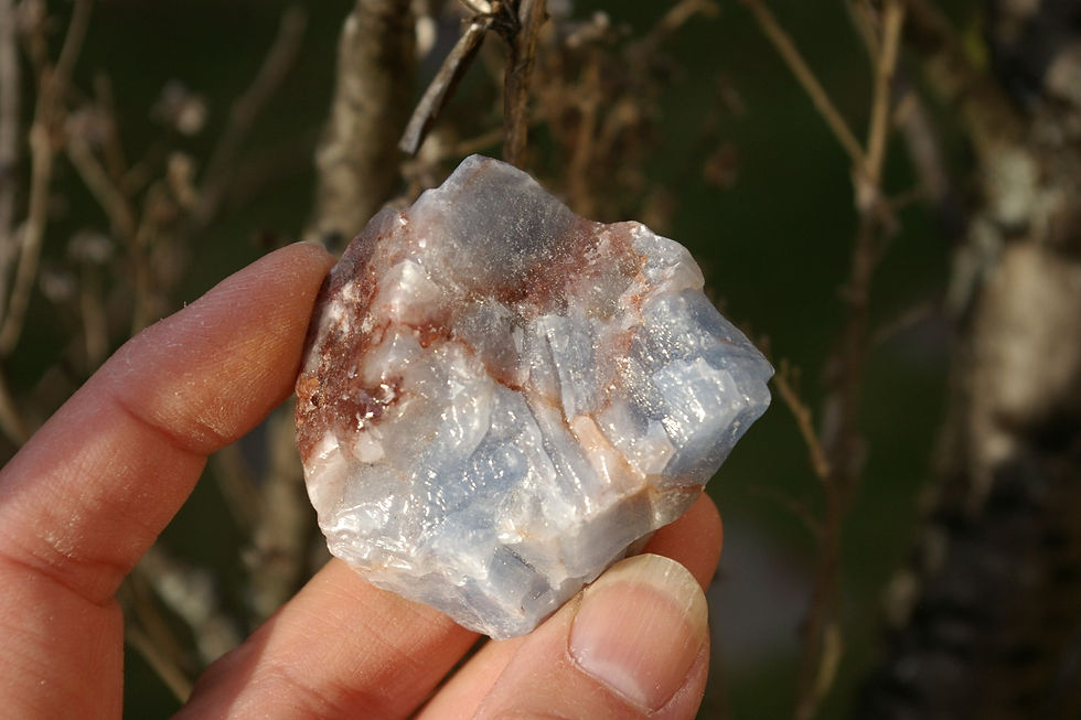 Thumbnail: Blue Calcite healing gemstones available in Ontario Canada at Wicked Stones