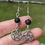 Thumbnail: Canadian pagan wicca jewelry made of Onyx and pentacles for courage and self confidence