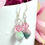 Thumbnail: Jade earrings to help attract good luck and invite calm to you. Handmade jewelry in Canada by Wicked Stones