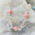 Canadian handcrafted Marble handmade wire wrap healing bracelet for focus, study and concentration