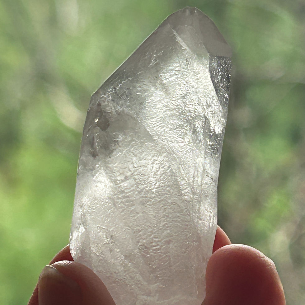 Thumbnail: Large natural Quartz point for clarity protection and amplifying intentions