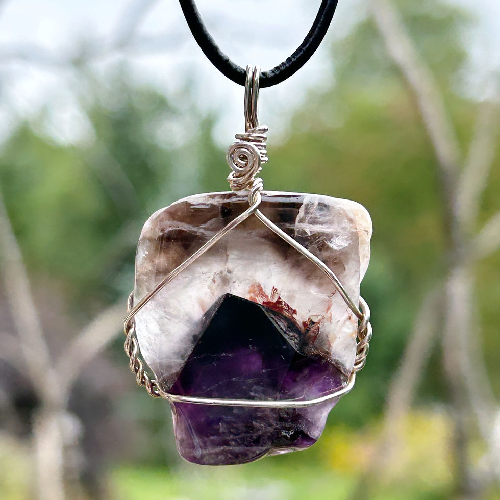 Handcrafted healing amethyst jewelry for powerful life changes. By Wicked Stones in Ontario Canada.