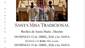 Misas de abril en Alicante