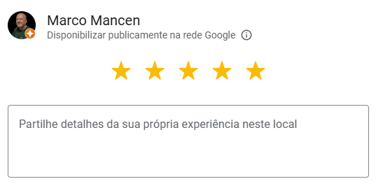 Avaliação Google