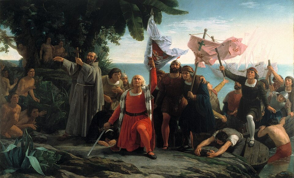 Cristóbal Colón se convierte en el primer europeo que llega a la isla de Trinidad
