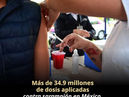 Más de 34.9 millones de dosis aplicadas contra sarampión en México