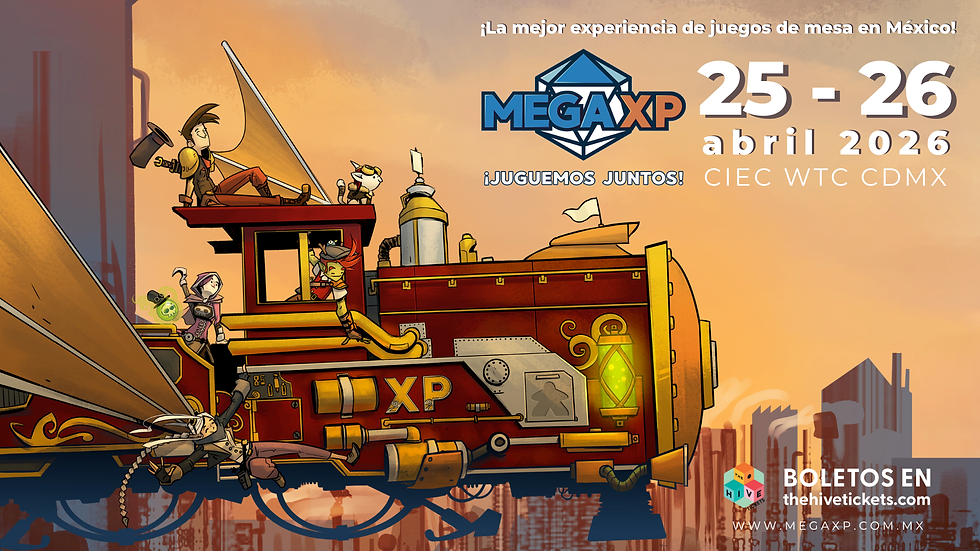 Mega XP 2026: juegos de mesa y de rol regresa al World Trade Center de la CdMx