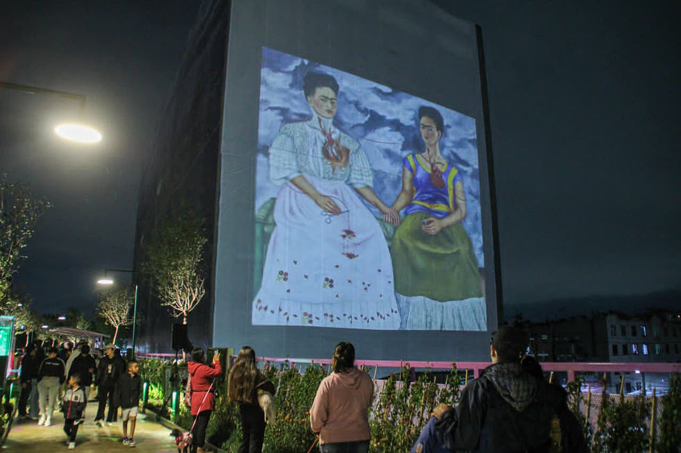 Frida Kahlo y el muralismo mexicano cobran vida en el Jardín Flotante "Tlallipan"