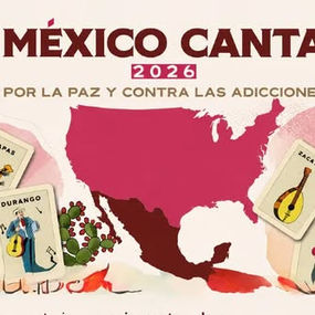 Comeinza el registro para la 2a edición de "México Canta por la paz y contra las adicciones"