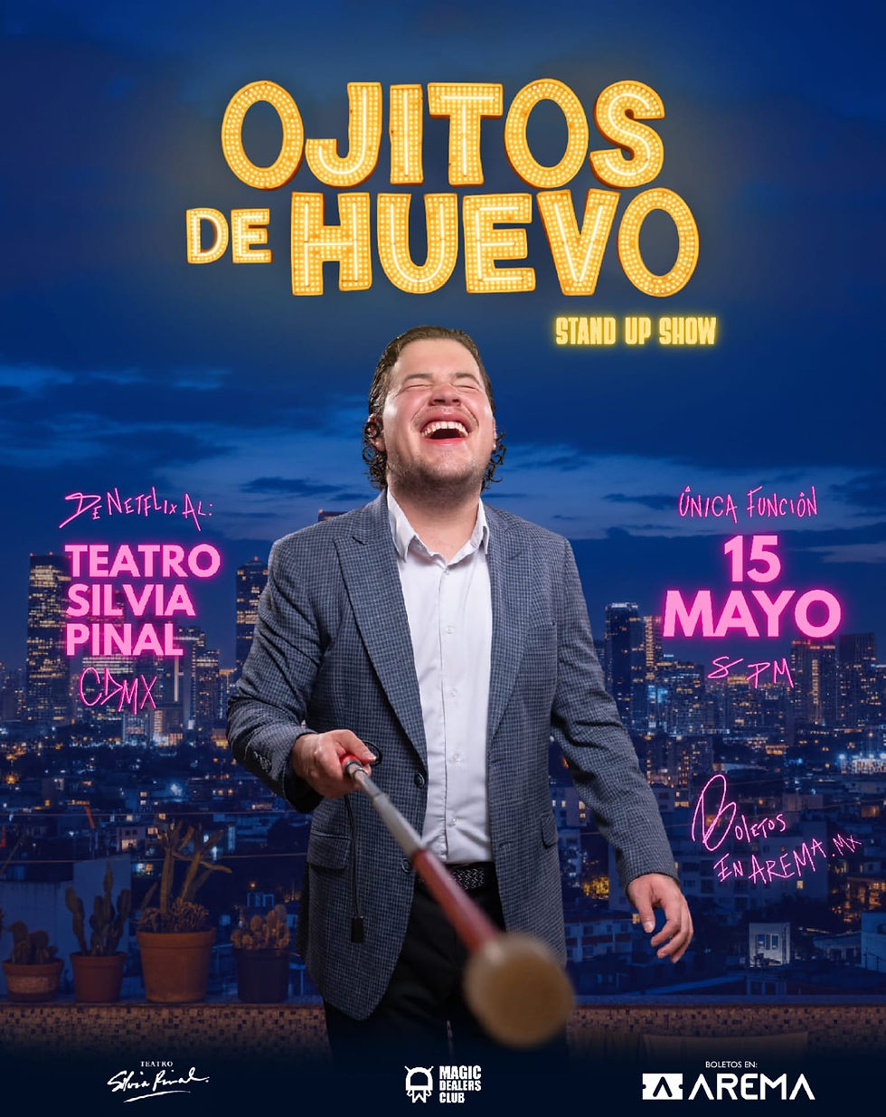 Ojitos de Huevo llegará al Teatro "Silvia Pinal" con función especial el 15 de mayo