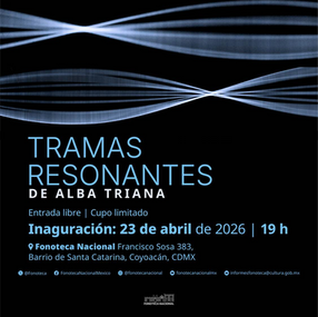 Alba Triana transforma vibración, luz y energía en instalaciones sonoras con la exposición “Tramas resonantes”en la Fonoteca Nacional