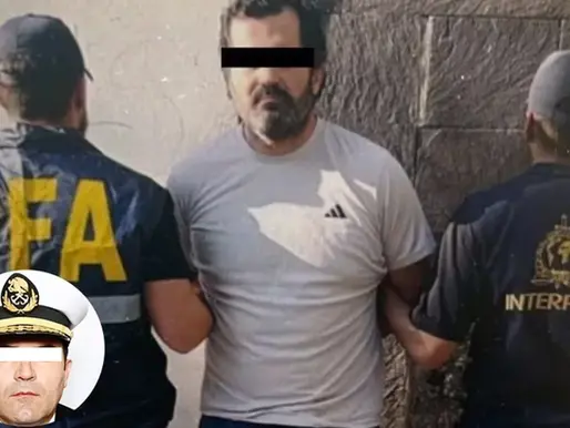 Capturan en Argentina al Contralmirante Farías Laguna