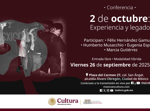 INEHRM recordará el Movimiento Estudiantil de 1968
