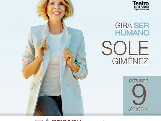 Llega al Teatro de la Ciudad Esperanza Iris Sole Gimenez con su gira "Gira Ser Humano"