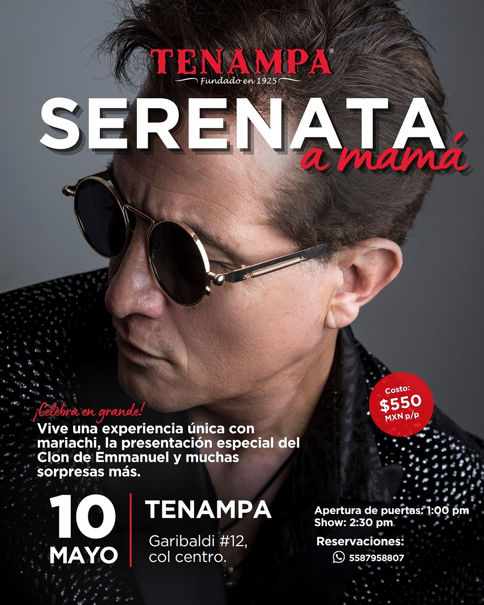 Salón Tenampa celebra a mamá con una serenata inolvidable este 10 de mayo