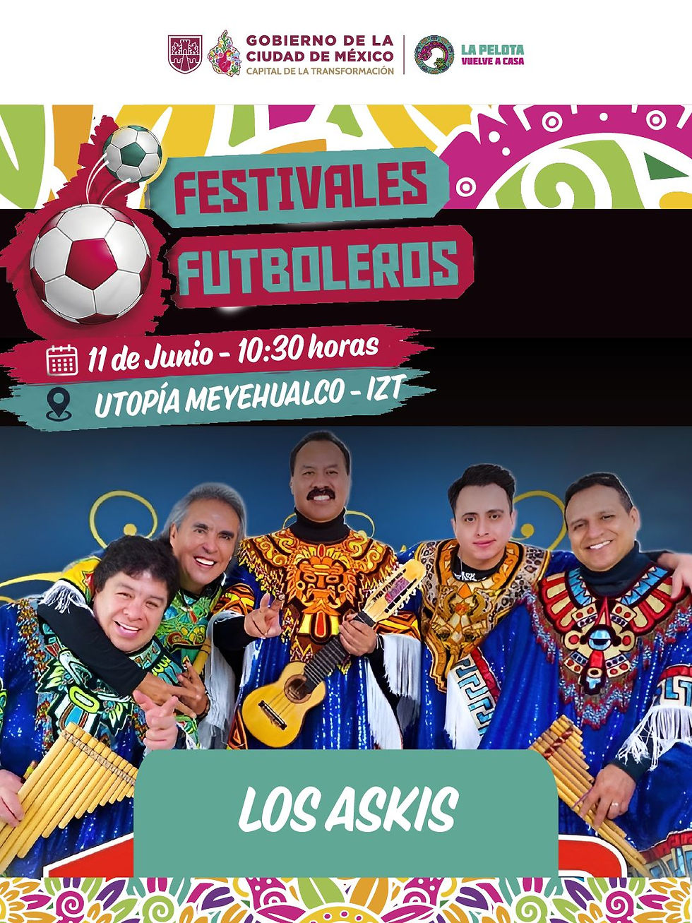 Conciertos, batucadas, danza y actividades artísticas en festivales futboleros en la CDMX