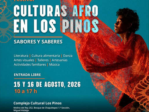 Para celebrar la riqueza de las poblaciones afromexicanas, disfruta del Festival “Culturas Afro en Los Pinos: Sabores y Saberes”