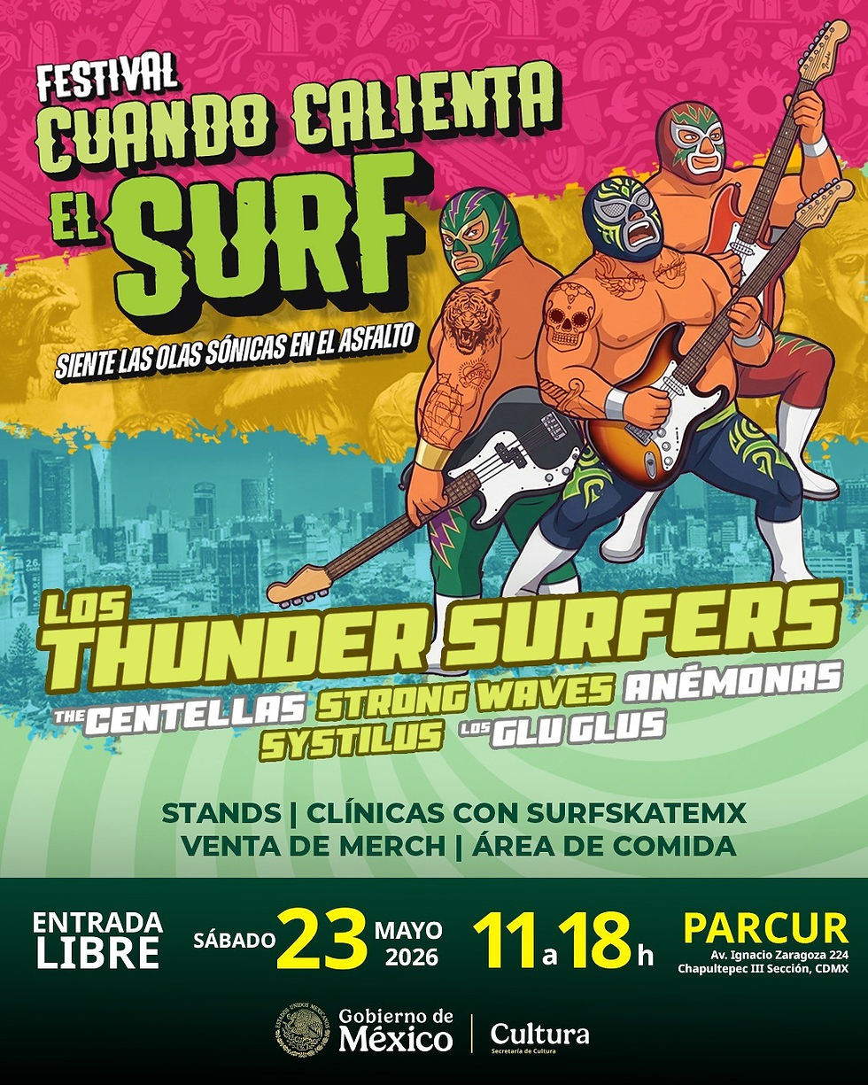 Festival “Cuando calienta el surf” llega a Parcur con seis destacadas bandas de la escena independiente