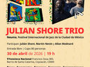 Una noche de jazz contemporáneo con Julián Shore Trio en la Fonoteca Nacional
