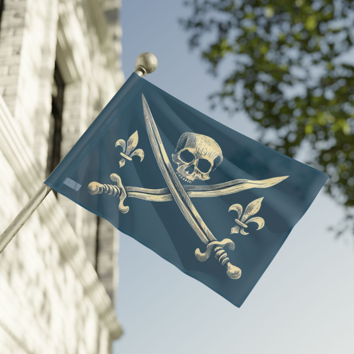 Blue Buccaneers Flag