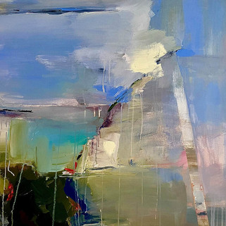 186-richard-trumbull-remembering-the-beach-at-torrey-pines-12-acrylic-on-canvas-36-x-36-in