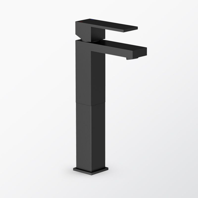 HB海廷頓, HB衛浴, 魔方單把高腳黑色臉盆龍頭, 消光黑水龍頭