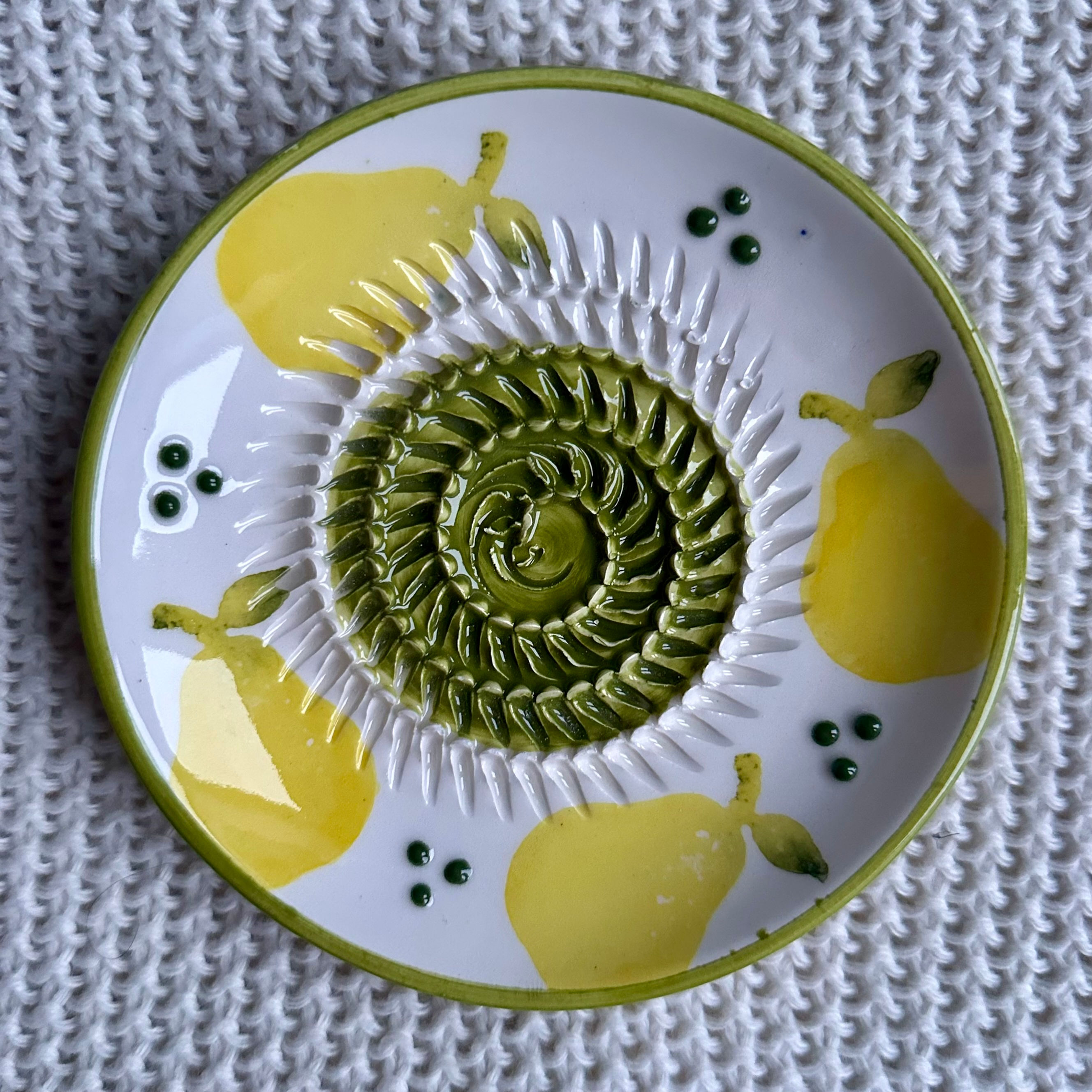 Ceramiczna Hiszpańska tarka – ręcznie malowany talerzyk 🇪🇸