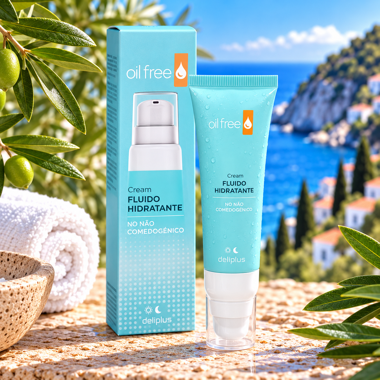 OIL FREE Lekki Krem Nawilżający do Cery Tłustej, Mieszanej 50ml
