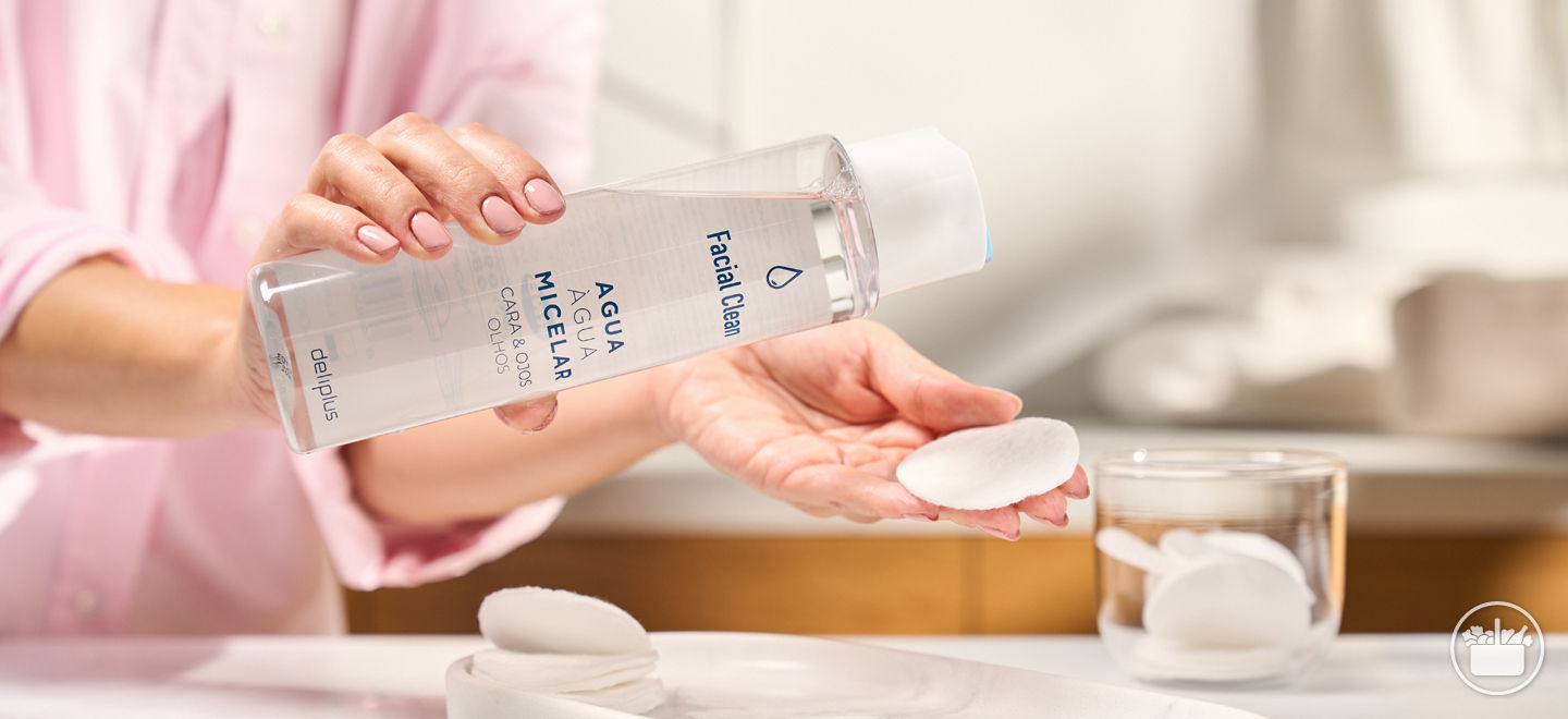 Woda Micelarna Nawilżająca do Twarzy i Oczu 400 ml Deliplus Facial Clean
