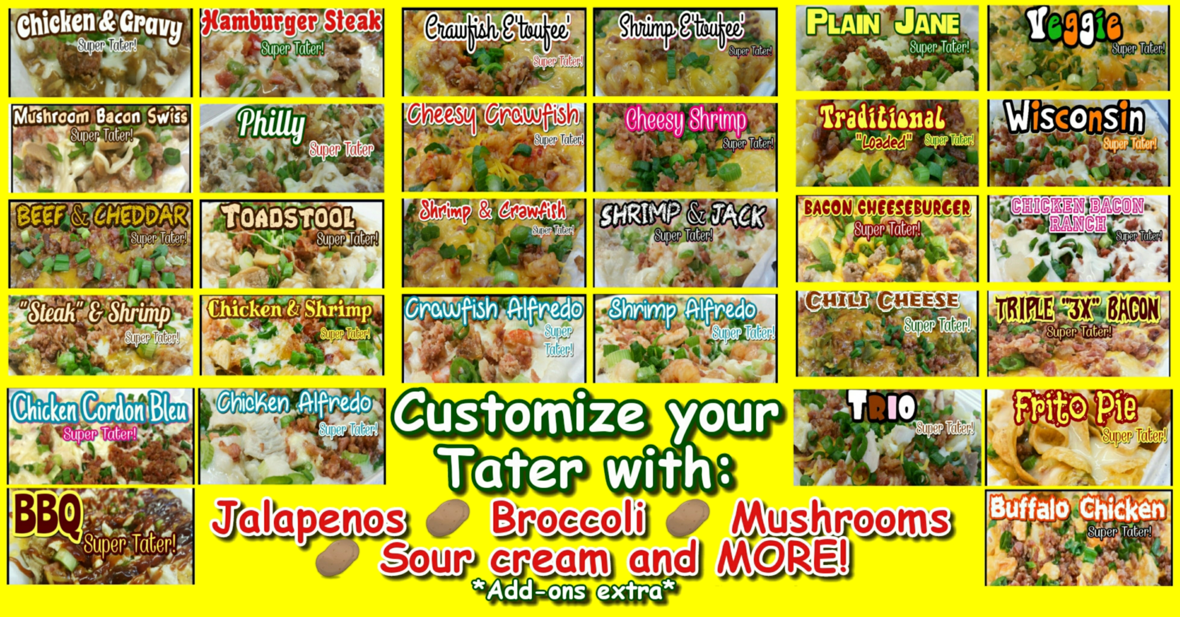 Super Tater picture menu 1