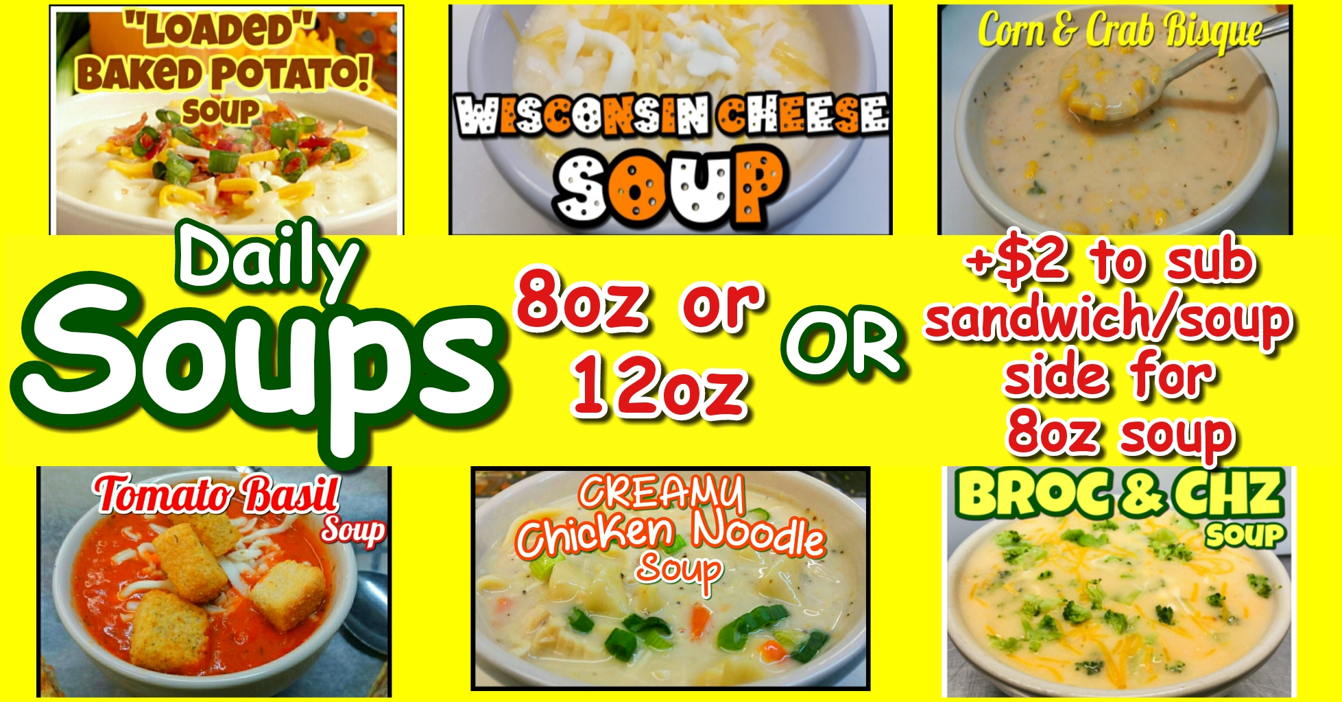 Salads, Soups, Wraps