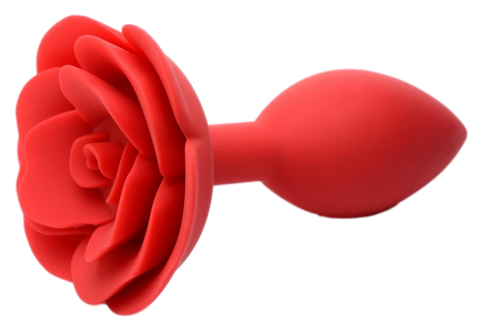 Booty Bloom Silicone Rose Anal Plug - Large