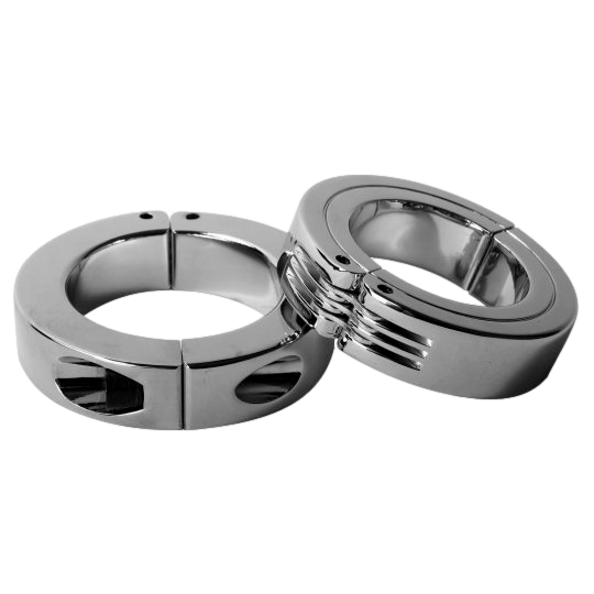 Locking Hinged Cock Ring- (Large)