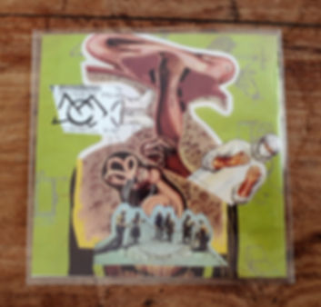 "Dissolve" CD format + SaffeK sticker