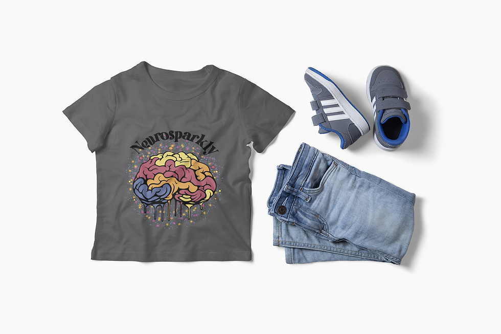 Thumbnail: Neurosparkly Toddler T-Shirt – Shine Bright, Little Star!