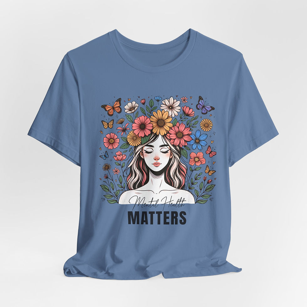 Thumbnail: "Mental Health Matters"- Unisex Jersey Short Sleeve Tee