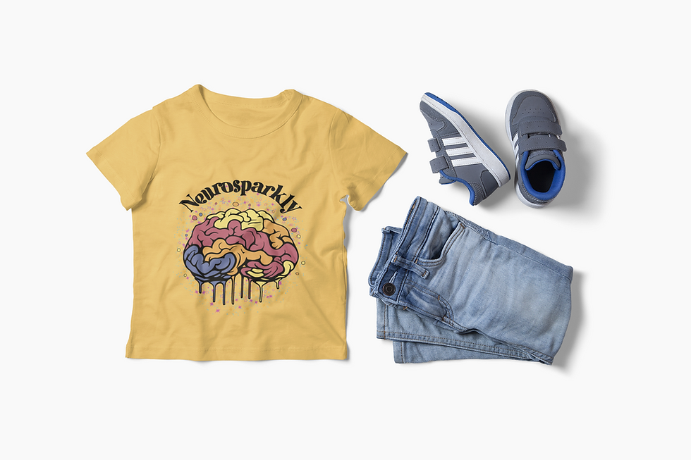 Thumbnail: Neurosparkly Toddler T-Shirt – Shine Bright, Little Star!