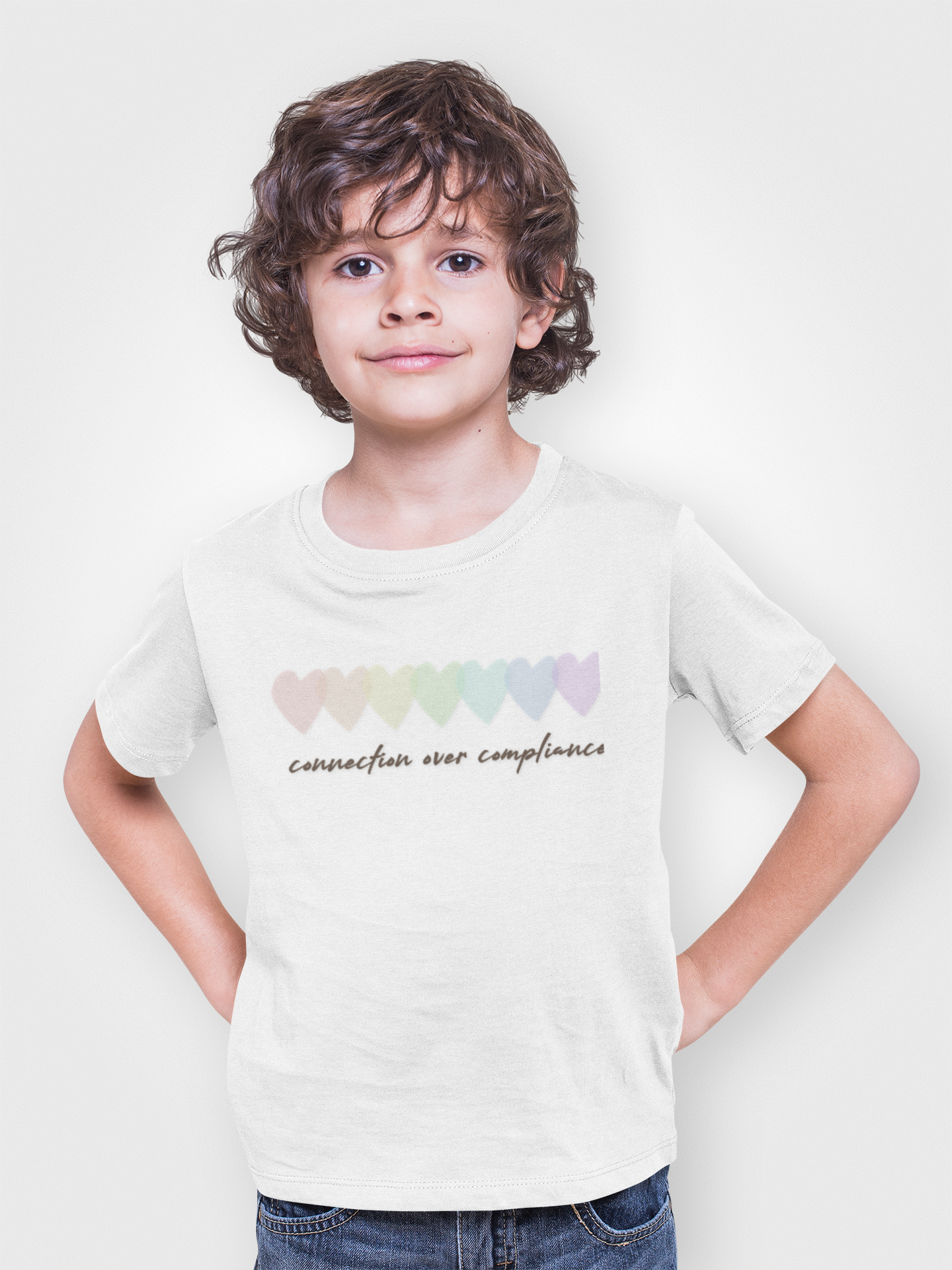 Connection Over Compliance - Kids Heavy Cotton Tee