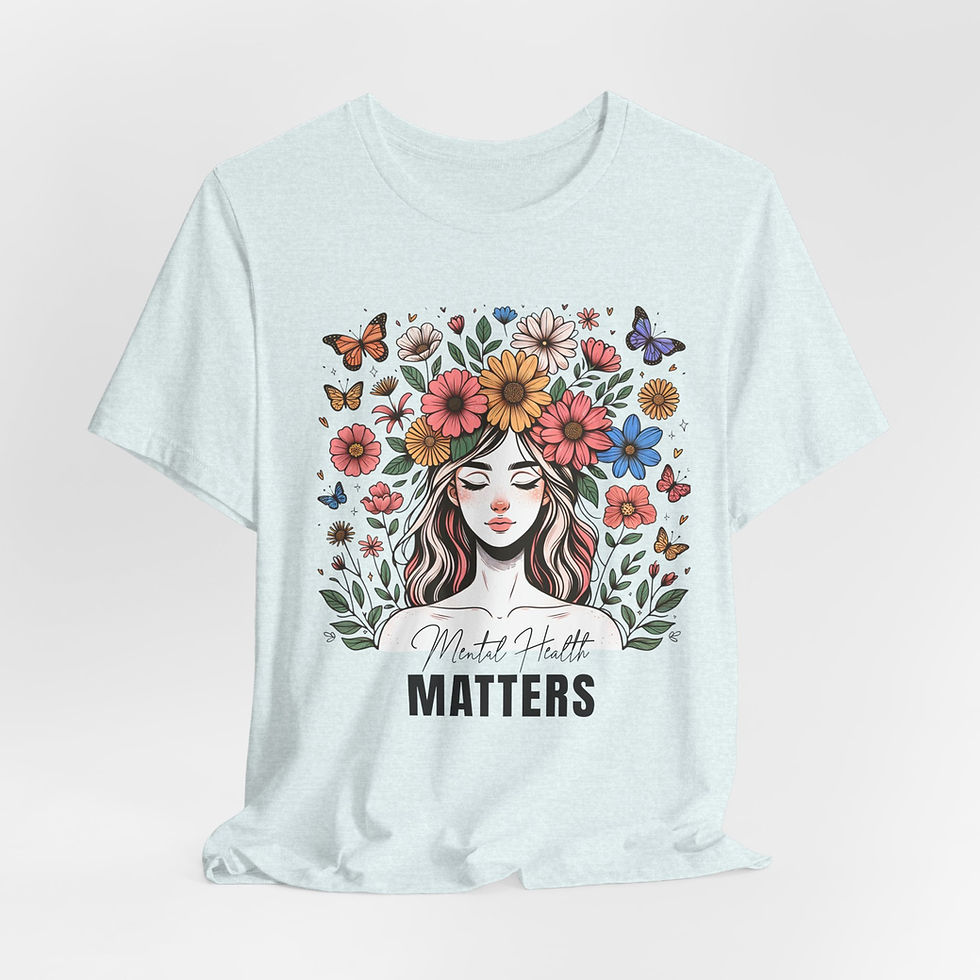 Thumbnail: "Mental Health Matters"- Unisex Jersey Short Sleeve Tee