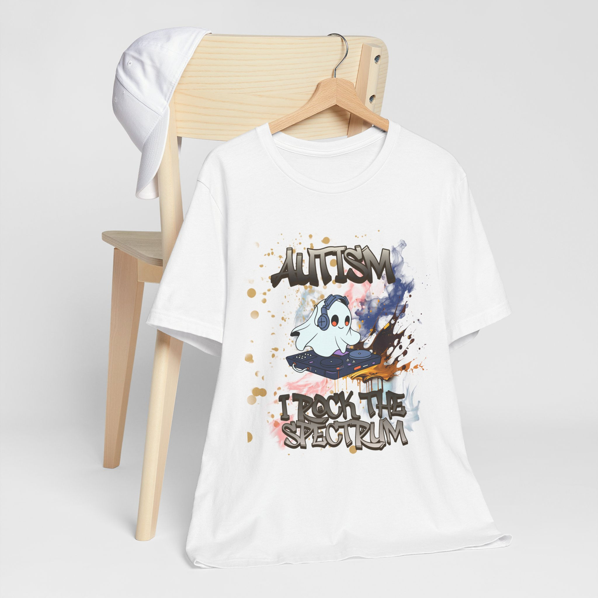 "Autism-Rock the Spectrum"- Unisex Jersey Short Sleeve Tee