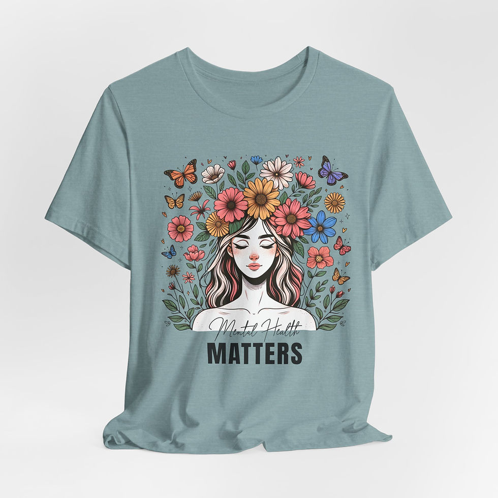 Thumbnail: "Mental Health Matters"- Unisex Jersey Short Sleeve Tee