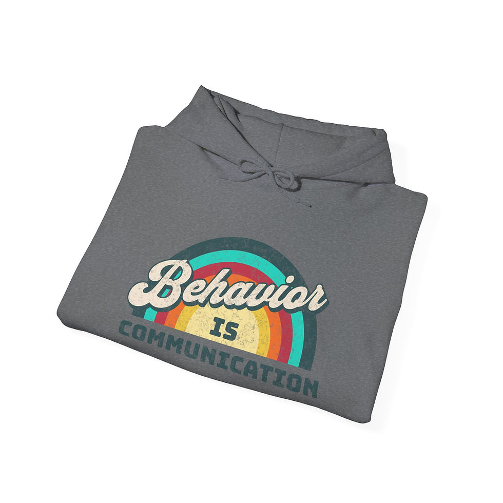 Thumbnail: "Behavior is Communication"- Unisex Heavy Blend™ Hooded Sweatshirt