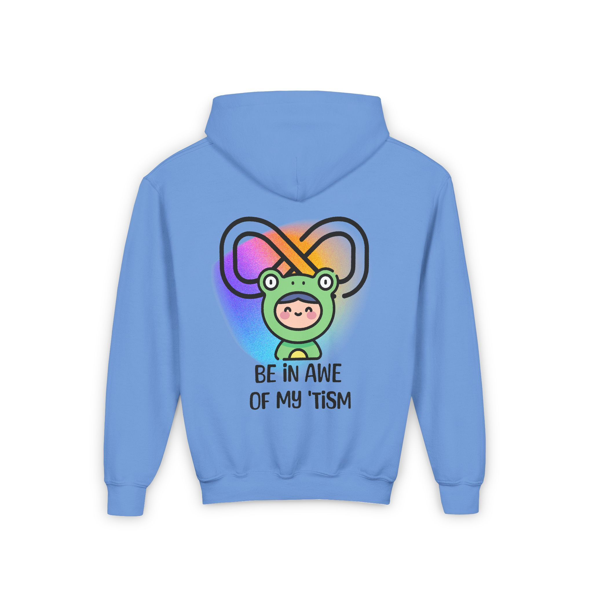 Be in Awe of My Tism – Youth Blend Hooded Sweatshirt